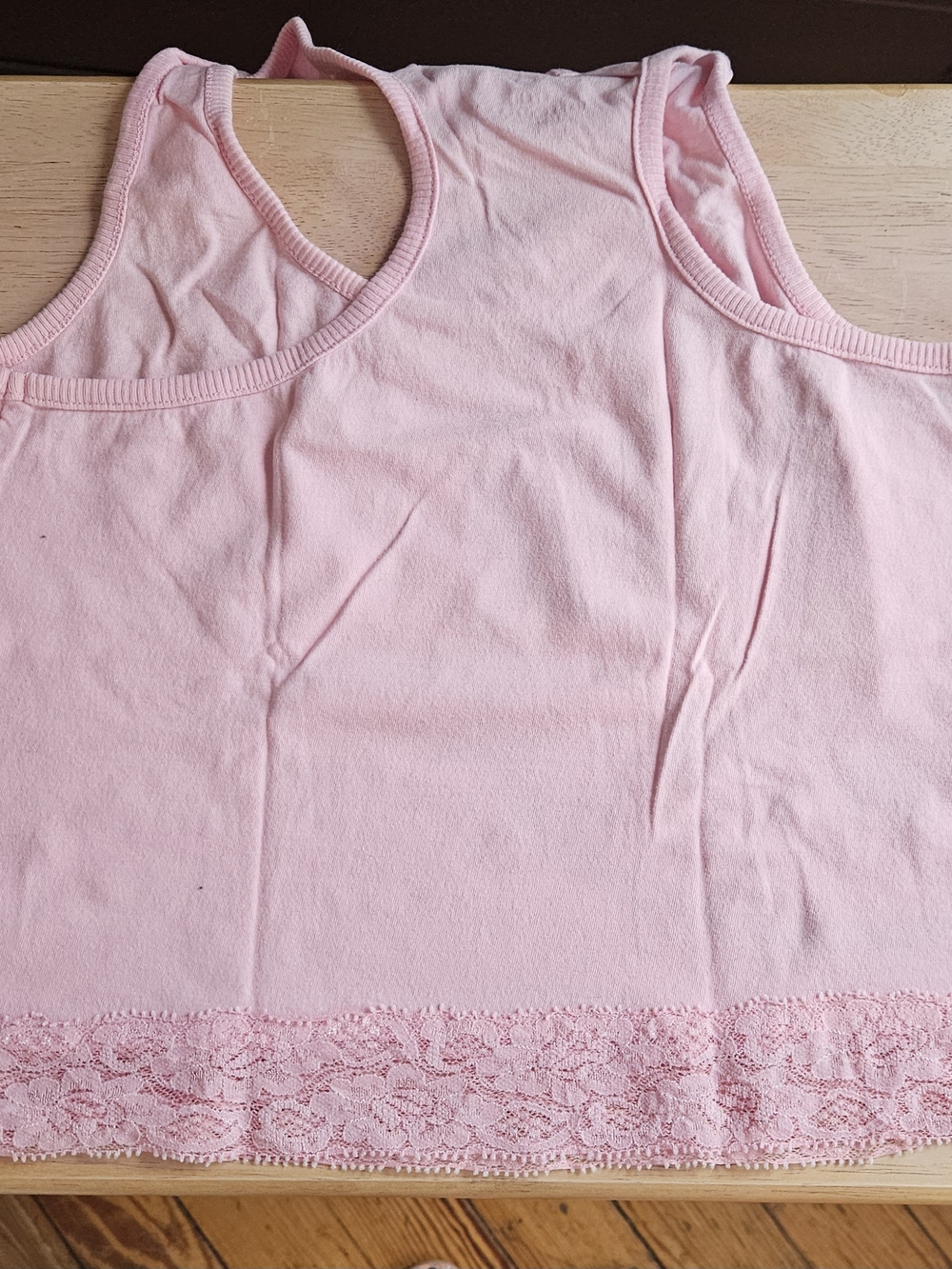 Hello Kitty Light Pink Lace-Trim Pajama Set. - Picture 2 of 6